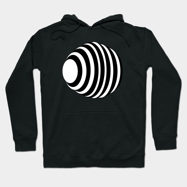 Zebra Sphere Hoodie by ArianJacobs